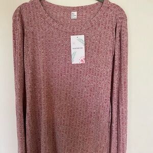 Max Studio Women's Pink Long Sleeve Top